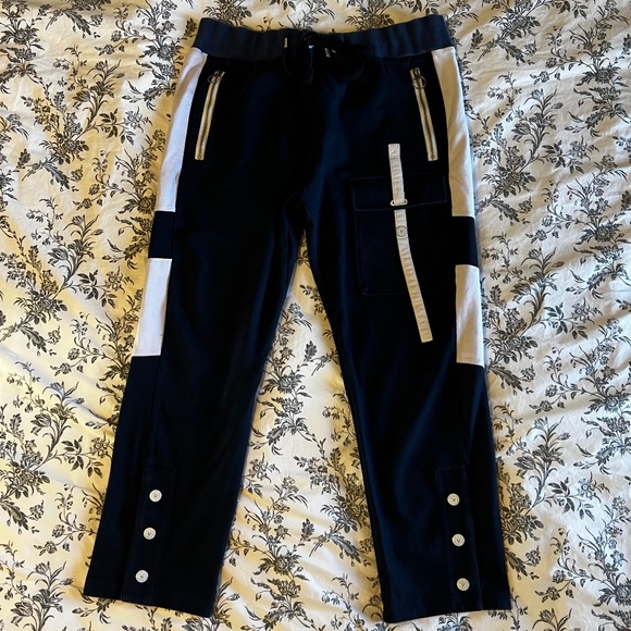 True Religion Navy Blue and White Sweatpants Workwear - Picture 1 of 10